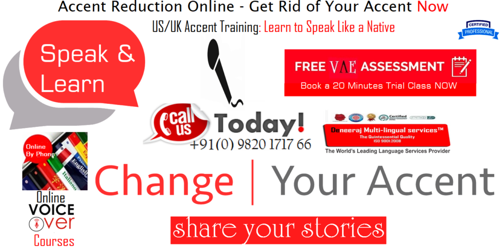 Voice & Accent Online Training India I eLearning US/UK Courses in India